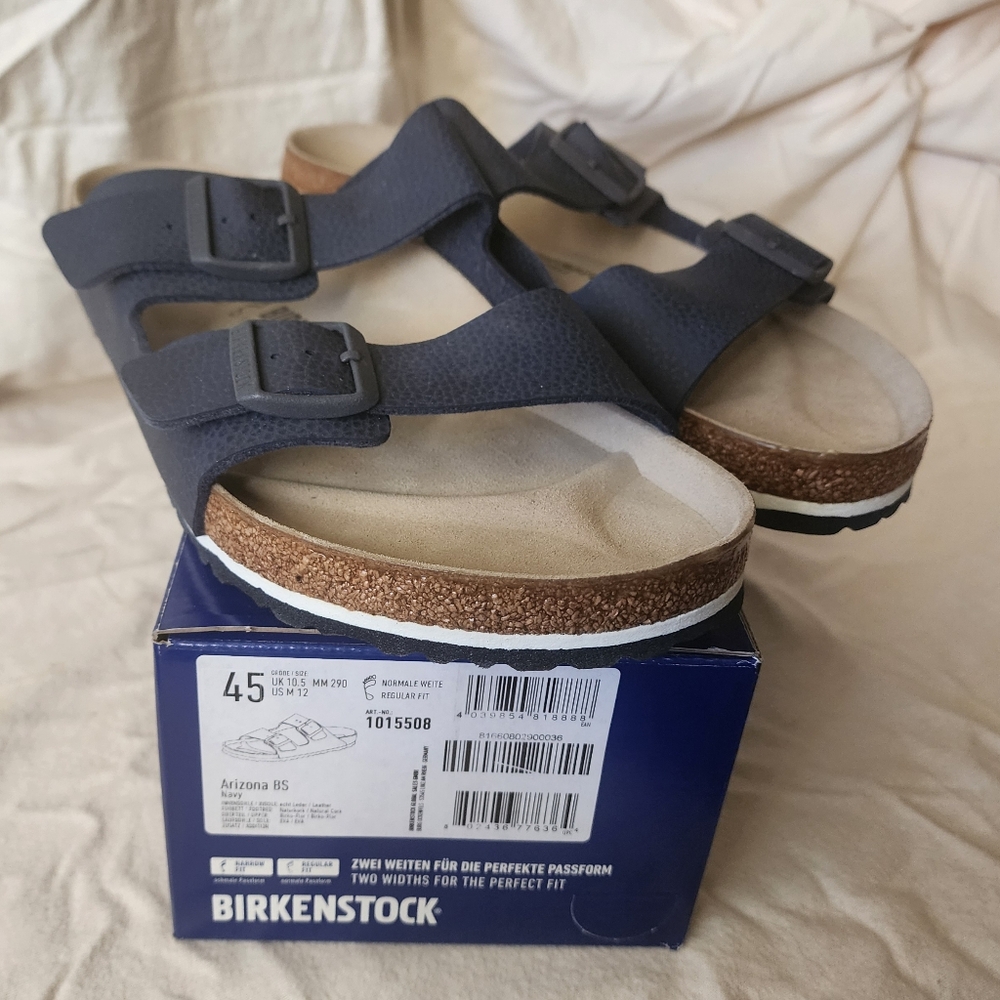 Birkenstock mens Arizona Navy size M12/45
